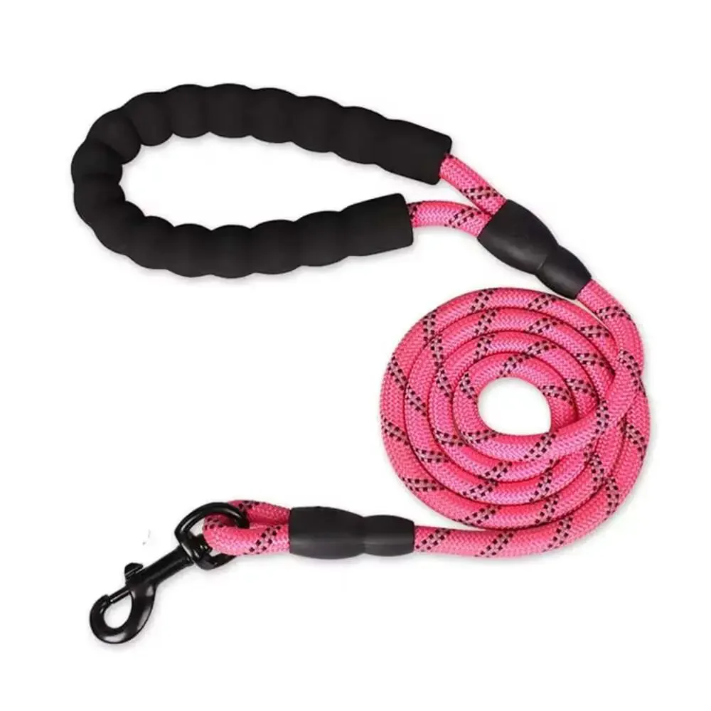 Reflective Dog Leash with Comfortable Padded Handle - Double Heavy Duty Traction